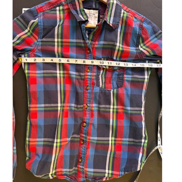 Ambercrombie & Fitch 90s Preppy Style button Down XS - Picture 5 of 6
